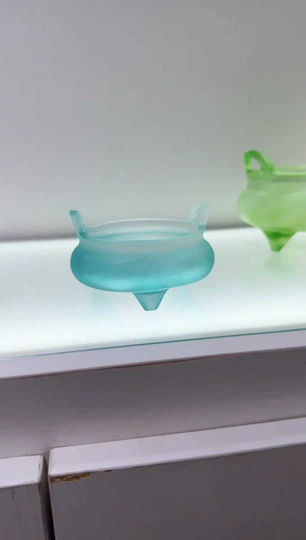 手工艺品琉璃霁*古法琉璃宣德炉