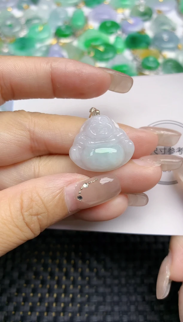 颈饰未镶嵌翡翠天然缅甸A货翡翠百元以上9元证书费自理