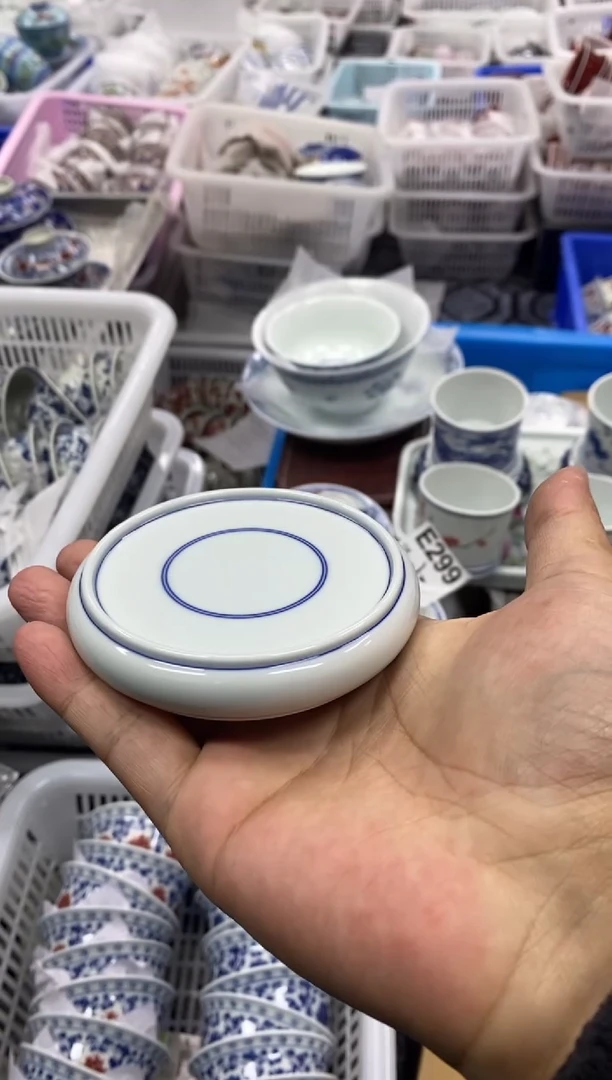 杯景德陶瓷茶具盖置