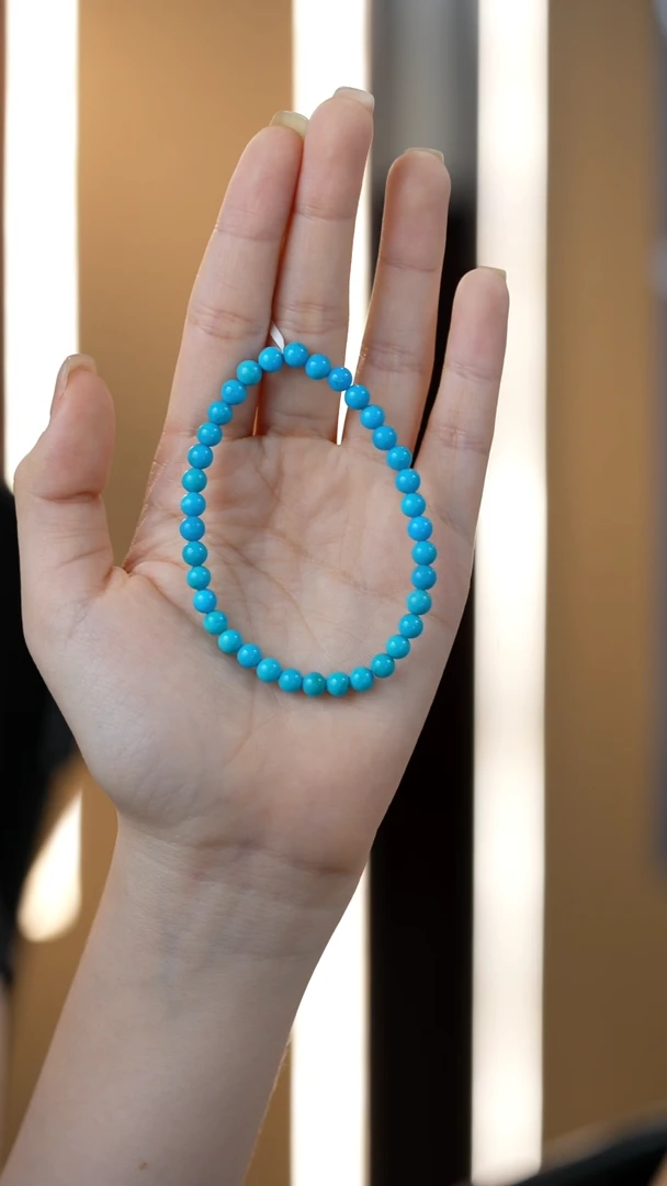 未镶嵌绿松石手链秒拍号45