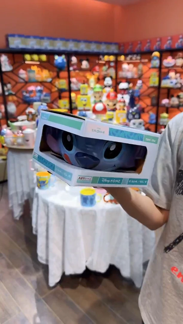 瓷片@@史迪奇水果沙拉碗（礼盒）