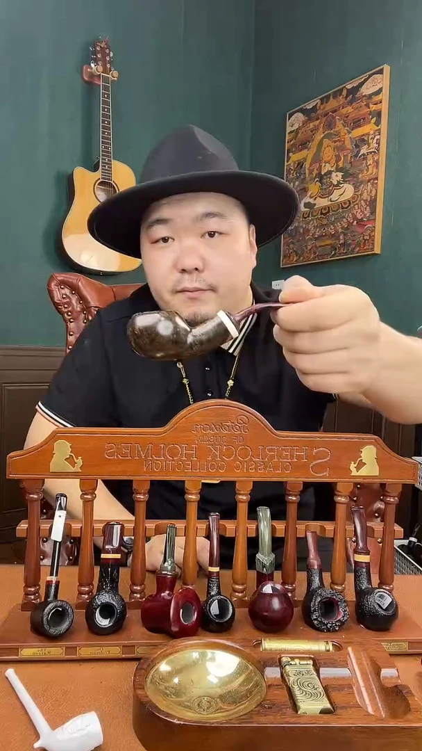 石楠木大**董意大利进口石楠木烟斗