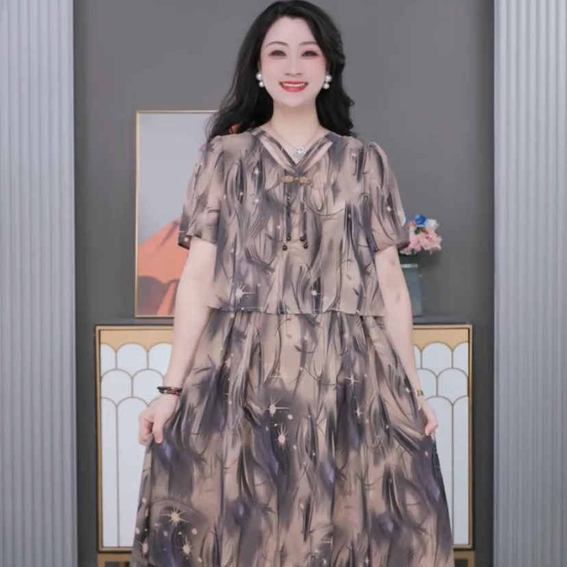 裙子假两件连衣裙240793