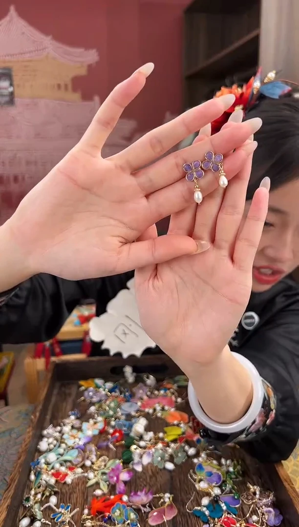 【闪购商品】刺绣苏绣世家非遗手工（耳环）