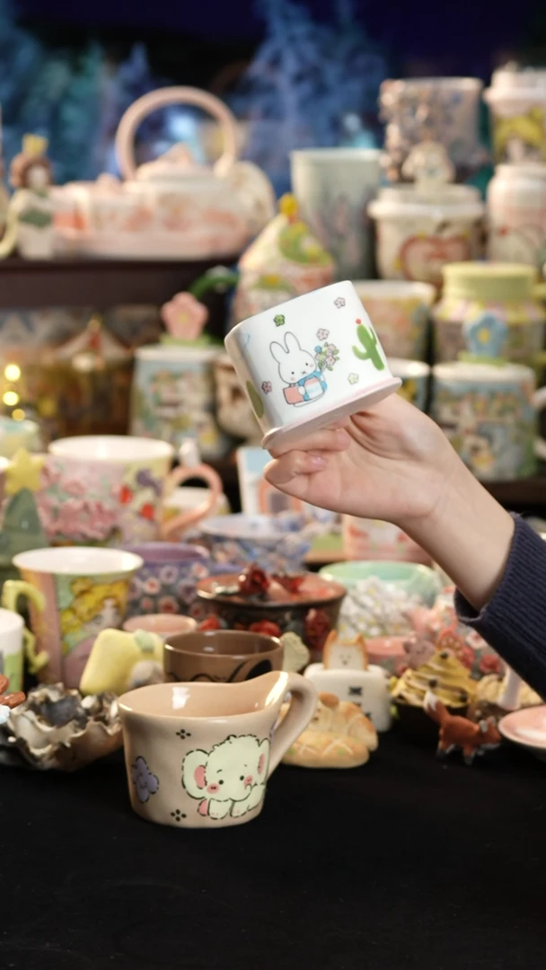 其他陶景德镇釉下彩手绘设计师款陶瓷