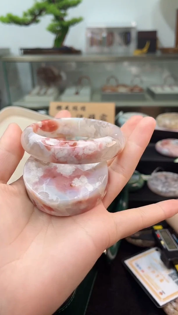 未镶嵌手镯石英质玉59圈口（赠品镯心）2S945