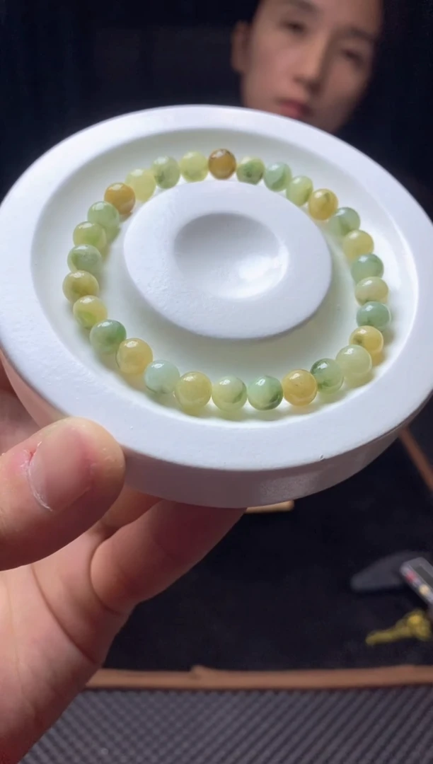 未镶嵌手链翡翠天然缅甸珠串拍一发一