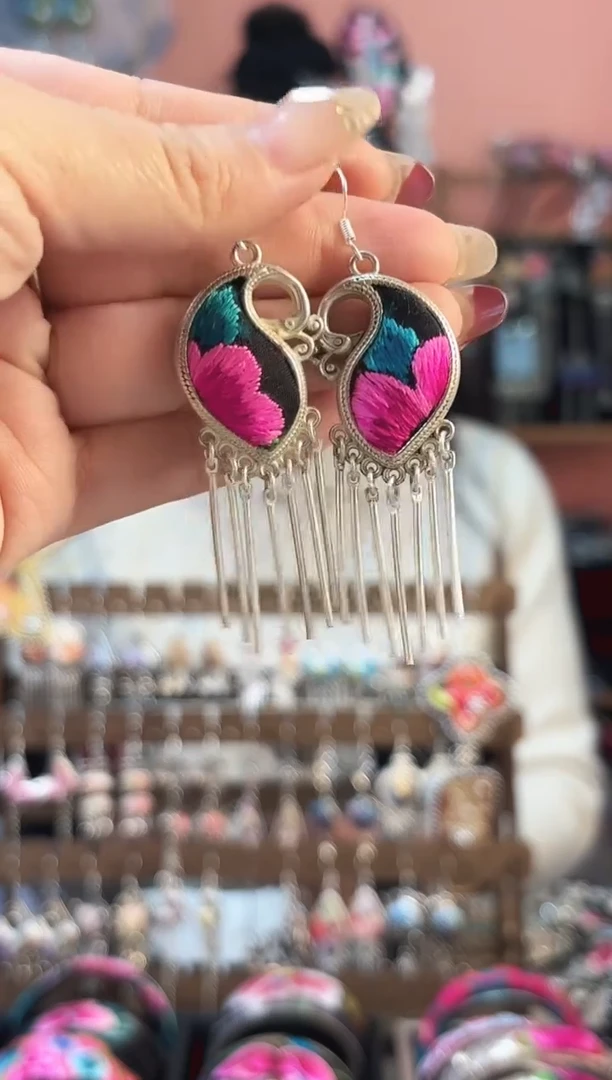 织绣艺枝独绣手工饰品168