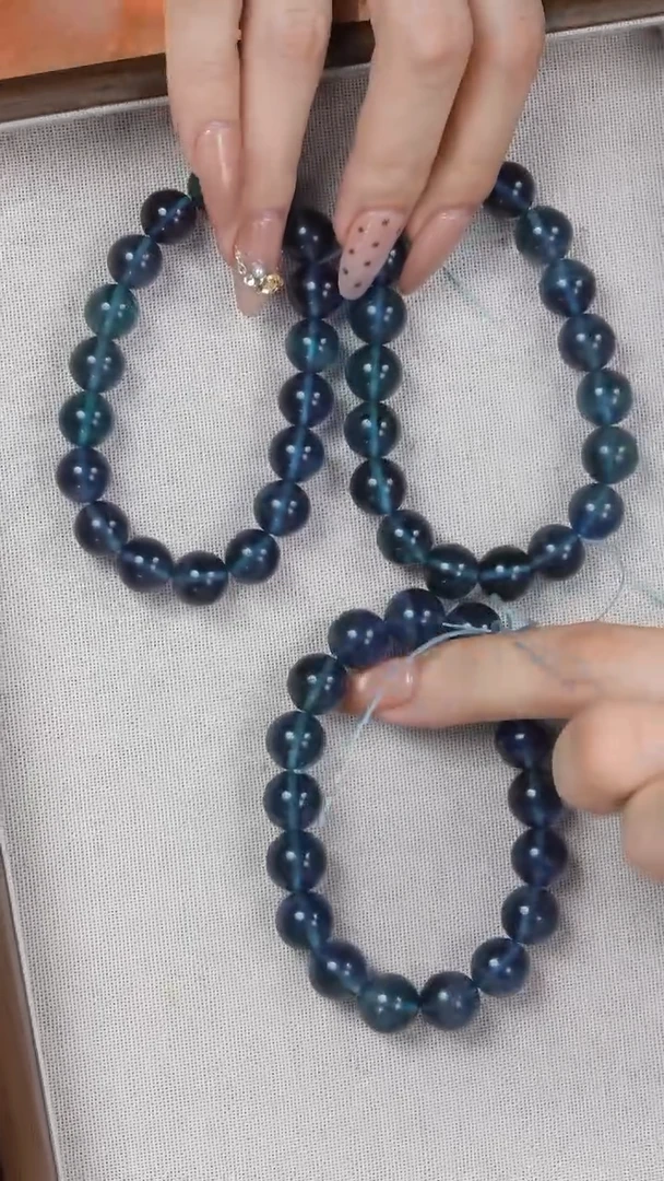 未镶嵌手链萤石SS1102（小46g上）多样性发一 颜色微差