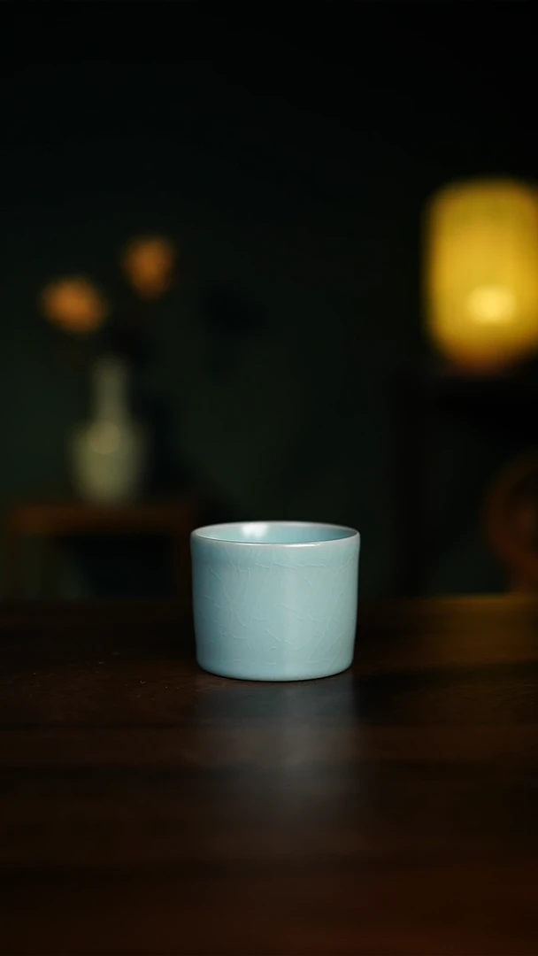 【闪购商品】仿古釉 扳指杯 手工 手签  一级