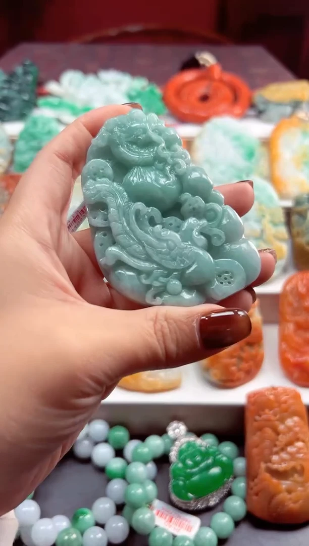 吊坠(不含链)未镶嵌翡翠19