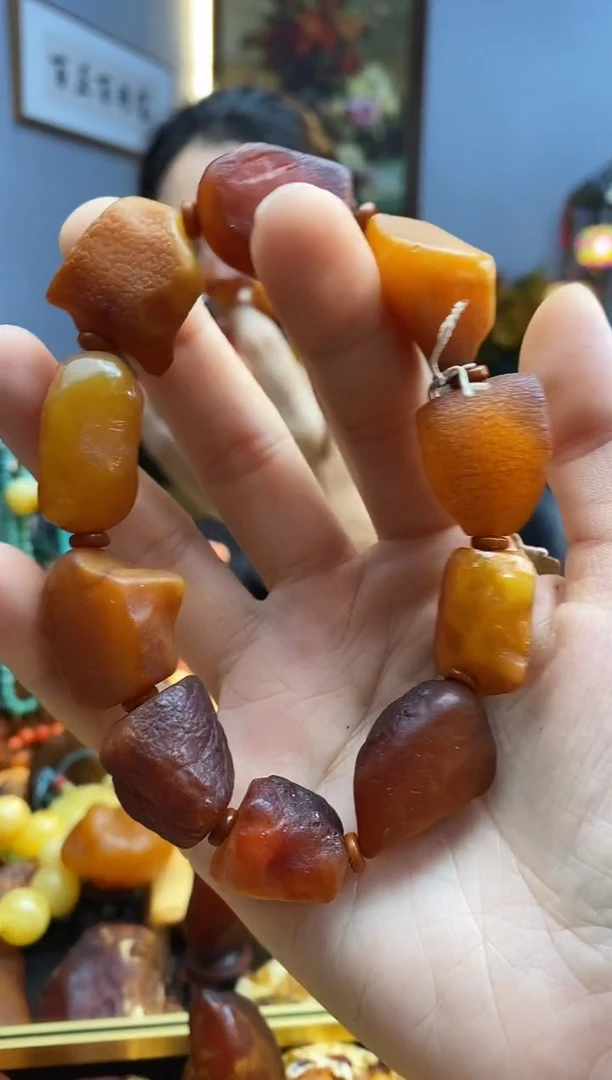 未镶嵌琥珀手串手串