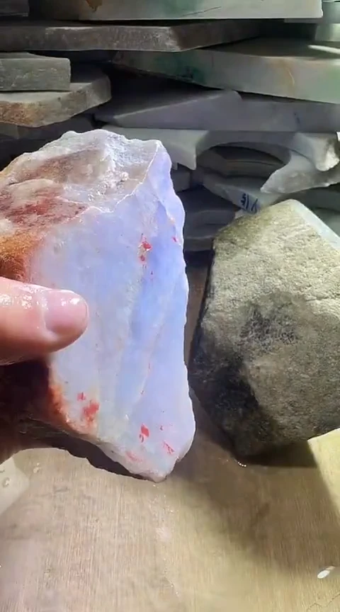 裸石翡翠缅甸翡翠A货花114