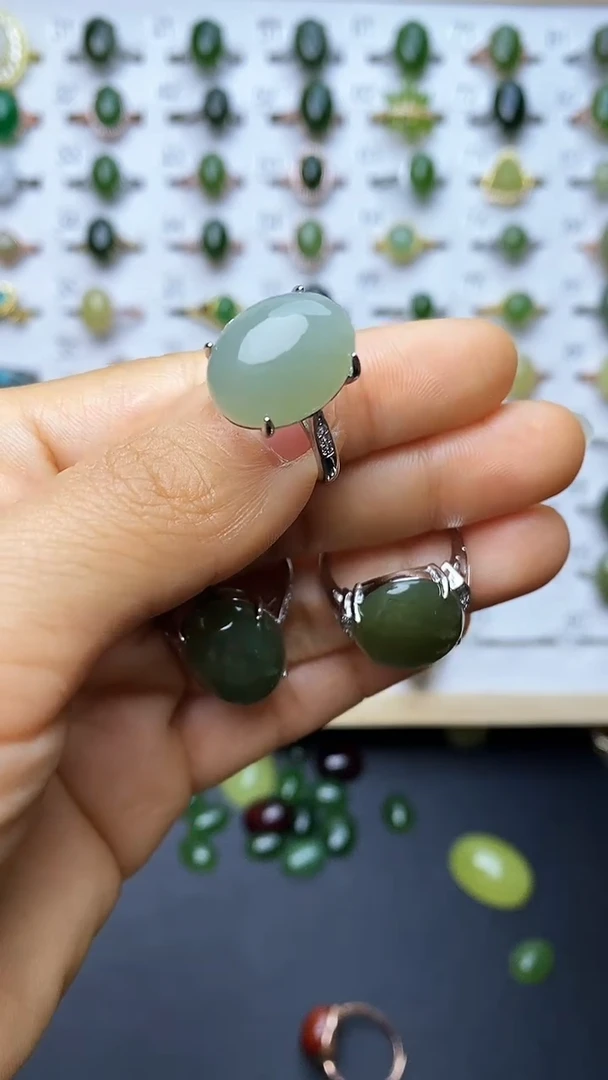 【闪购商品】和田玉戒指未镶嵌1