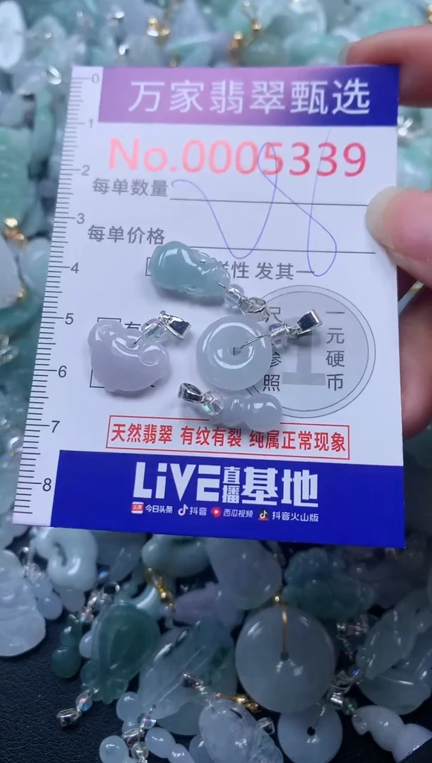 颈饰未镶嵌翡翠5339