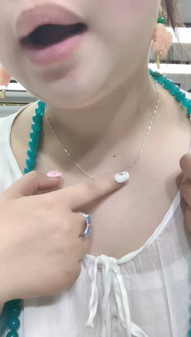 0701银色瓜子项链