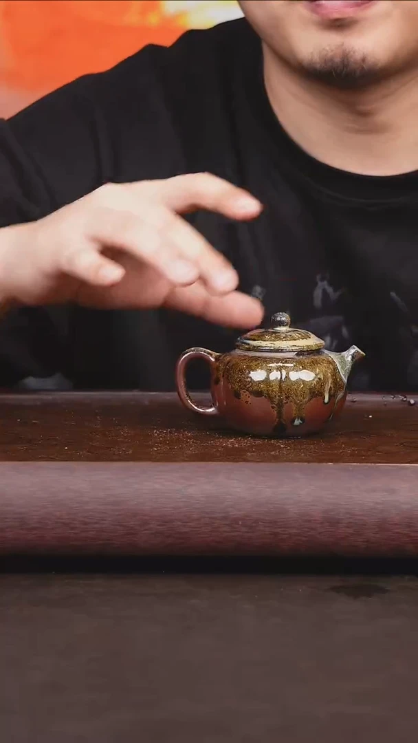 茶壶紫砂柴烧 菊蕾