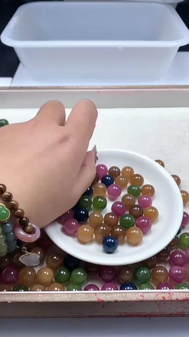 【闪购商品】碧玺颈饰未镶嵌w203碧*玺12mm*10颗