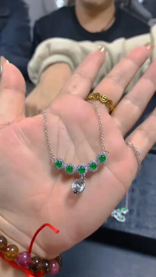 【闪购商品】翡翠吊坠(赠链)未镶嵌0229656789多样性发一