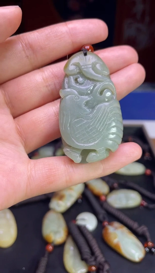 颈饰未镶嵌和田玉123