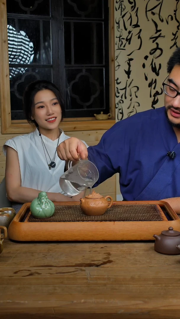 紫砂茶碗火焰山梅和柳566