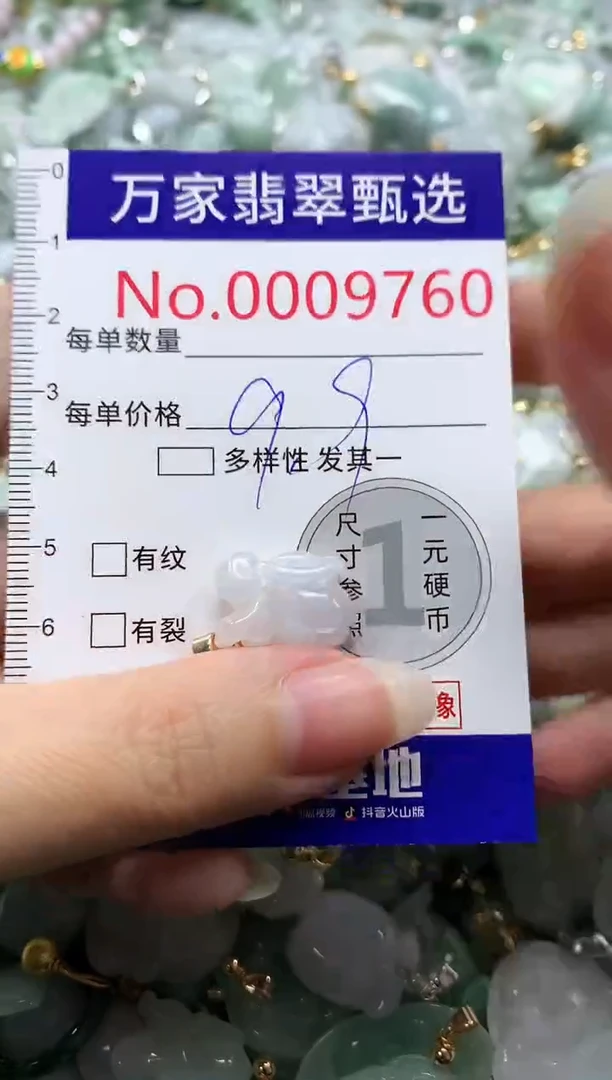 吊坠(不含链)未镶嵌翡翠9760