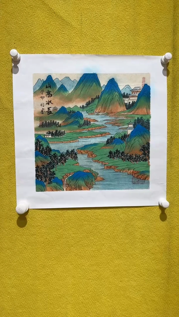 国画梁兆金/精品国画/1平尺