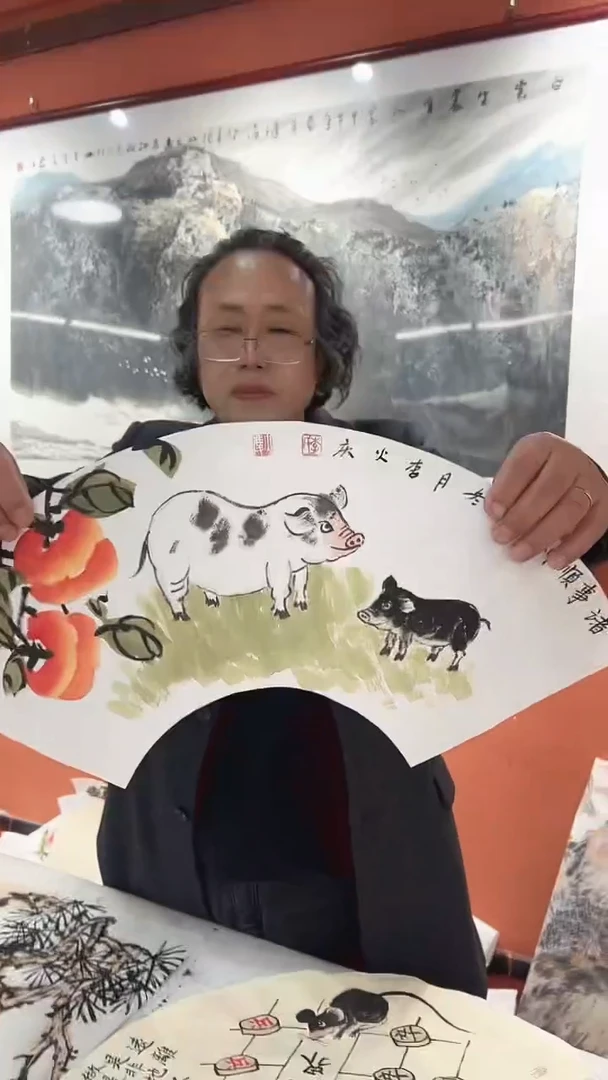 国画李火庆/国画/花鸟