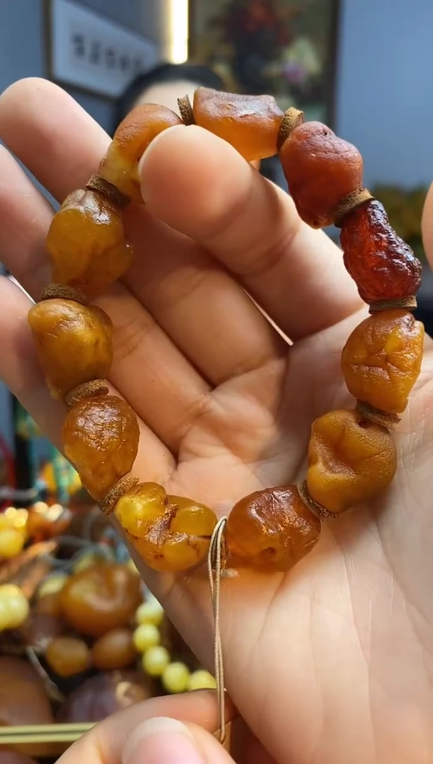 未镶嵌琥珀手串手串