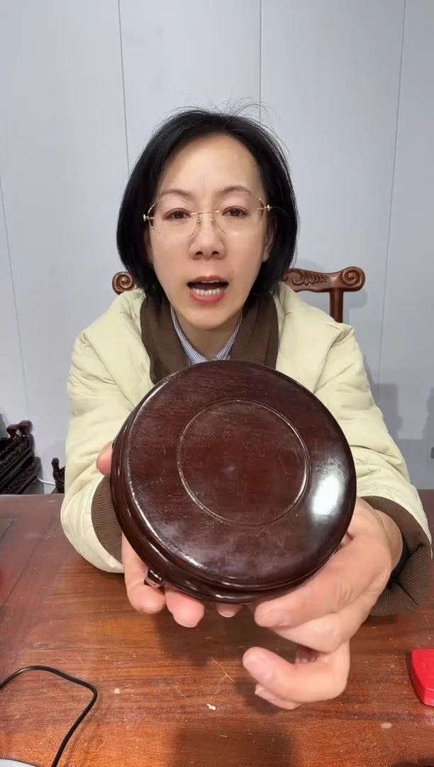 木买一送一香炉底座黑11*12*7