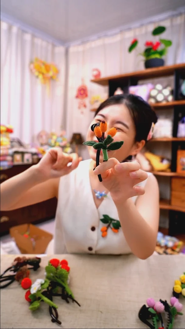 织绣【扭扭夹】纯手工非遗钩织