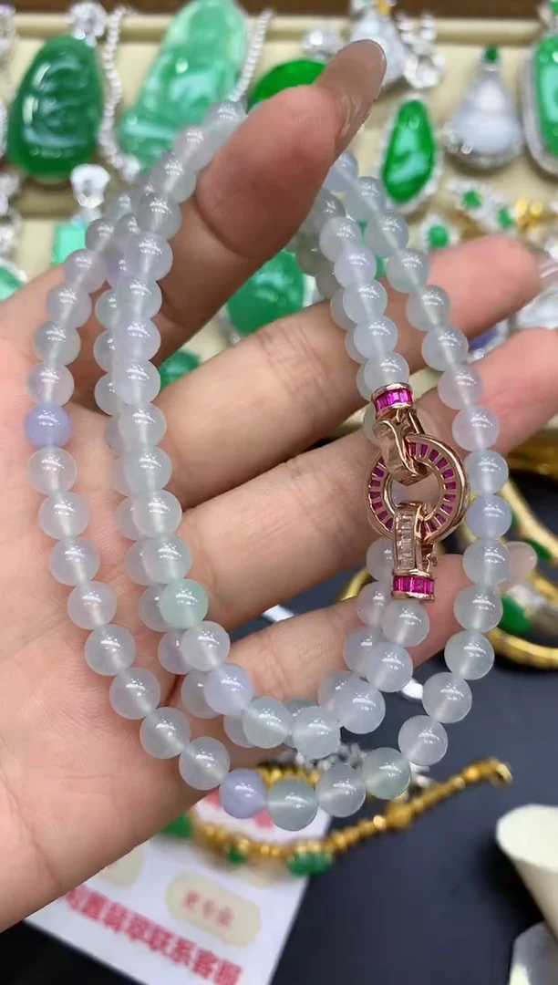 颈饰未镶嵌翡翠421-中国好珍宝