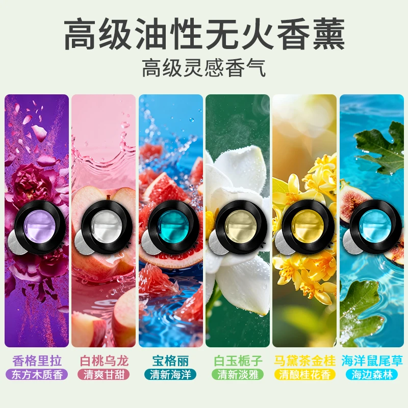 【新香味升级】出风口车载天然植物香薰去除异味持久留香