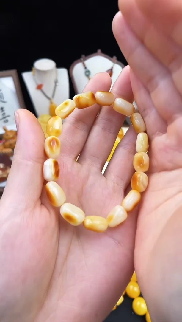 琥珀未镶嵌珠宝奇石柒月