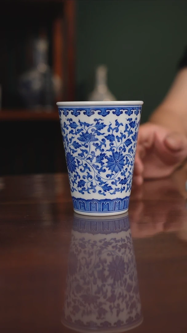 晓月窑青花高端茶具