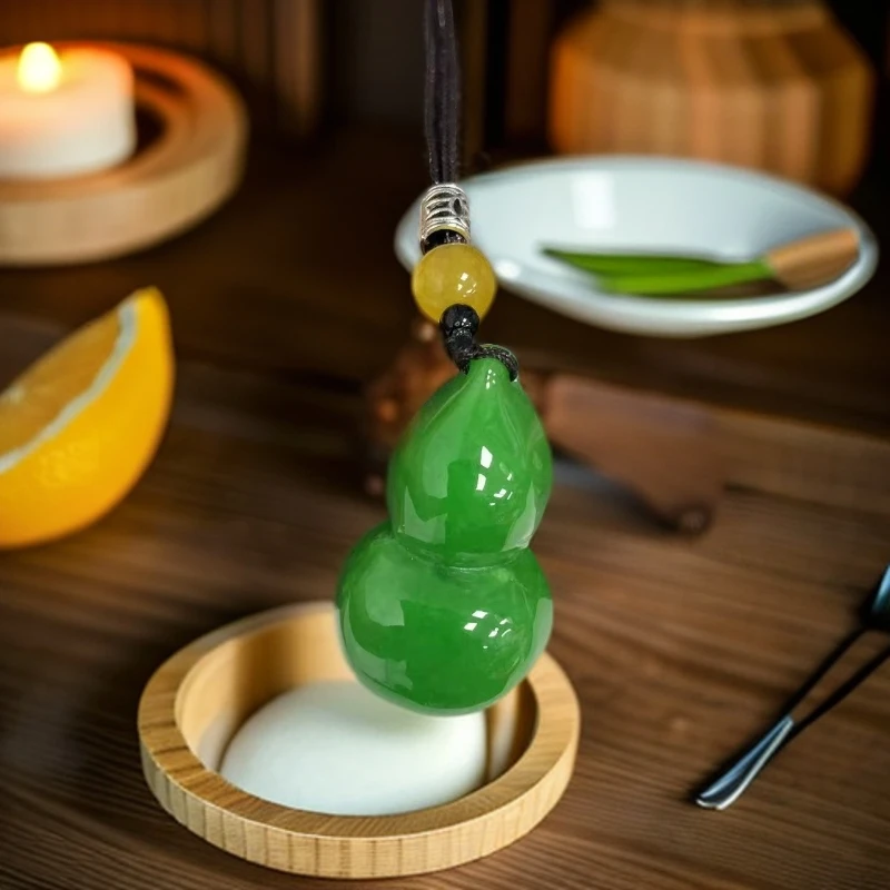 【大喜】透绿小葫芦吊坠KSU/WD1470精致吊坠女士多样性发一