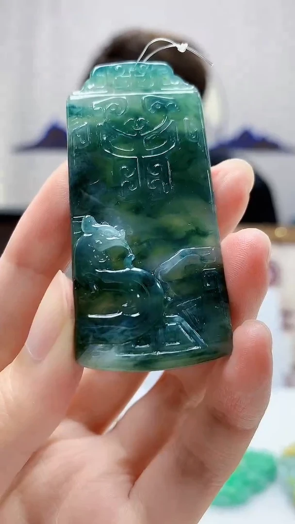 定制翡翠未镶嵌5159zm-毛货挂件99