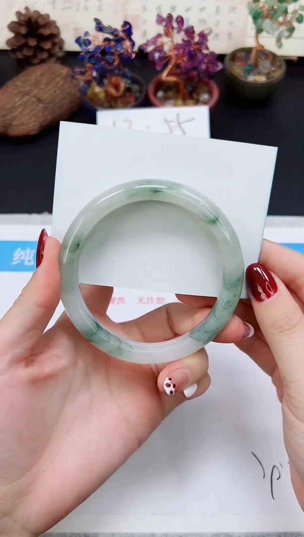 未镶嵌手镯石英质玉A206-63`64`65