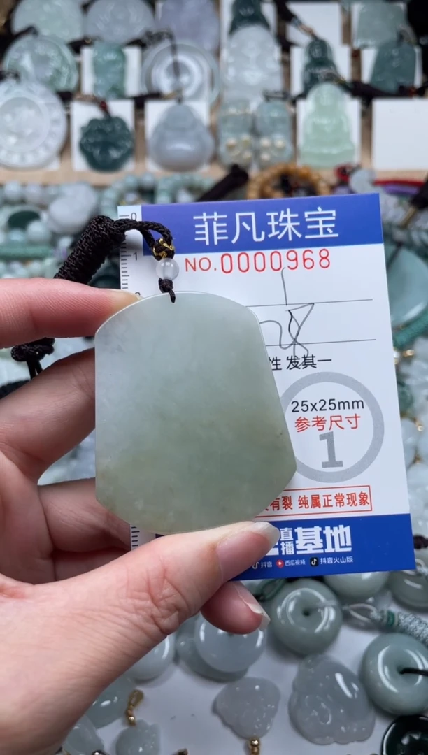 翡翠未镶嵌颈饰00..0968