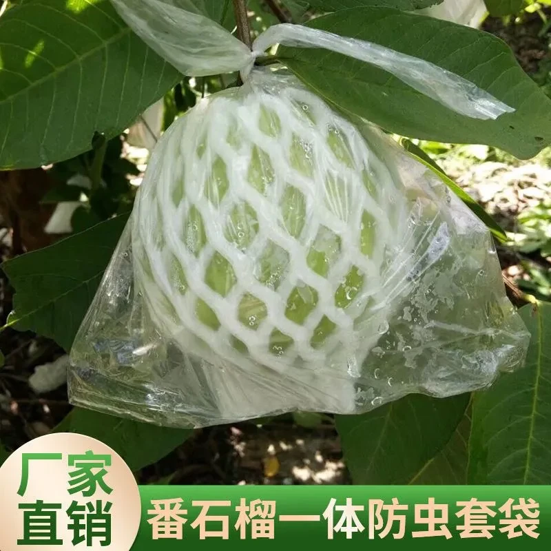 芭乐透气薄膜套袋防虫套袋果园石榴套袋芭乐网套一体套袋加厚透气