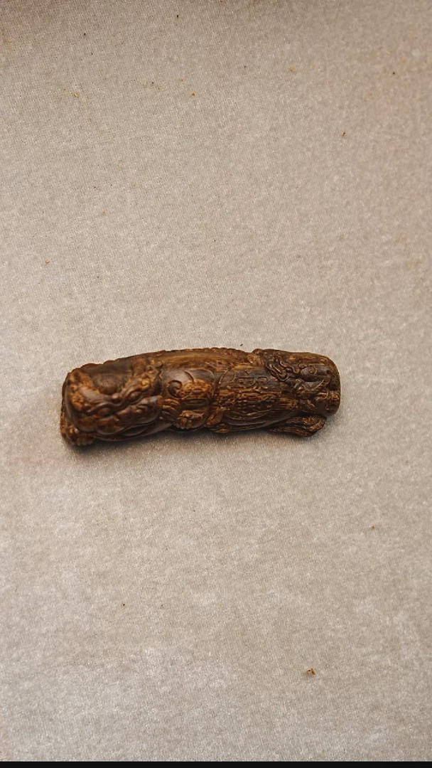 沉香摆件越南黑棋沉水摆件32g    8217