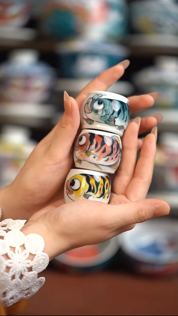 瓷片昨明盖置3只（福利价格）