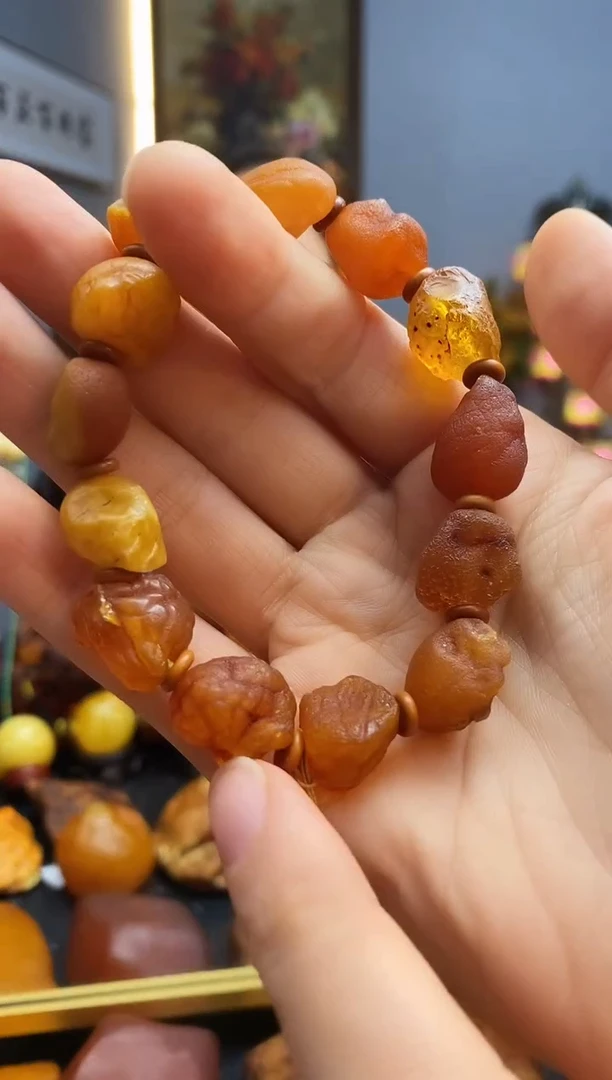 手串琥珀未镶嵌手串