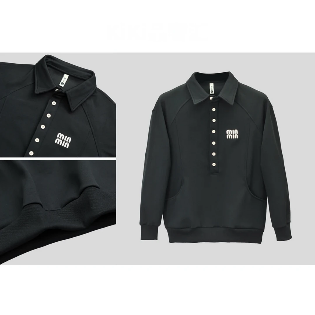 2025男士m家高端轻奢polo领时尚百搭休闲针织卫衣男女可搭