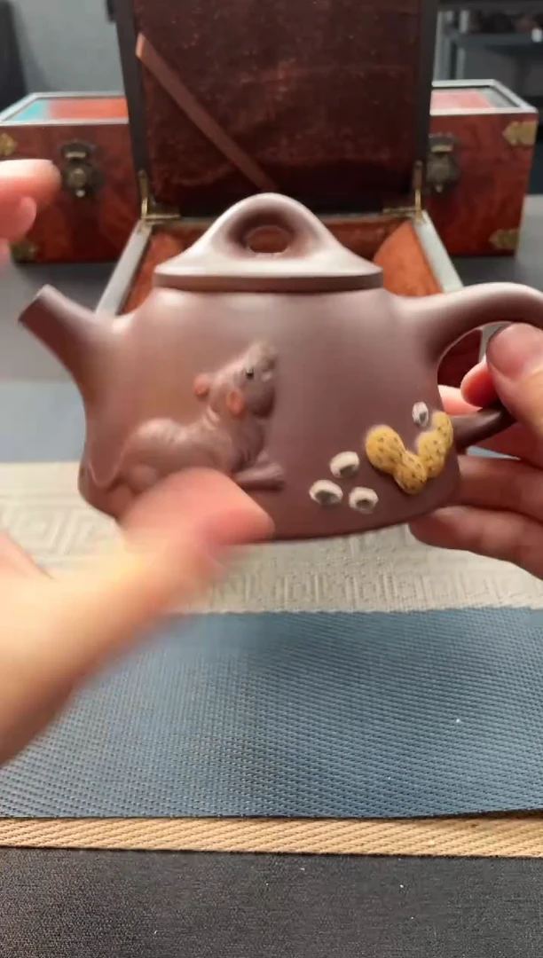 茶壶紫砂174 宜兴原矿紫砂