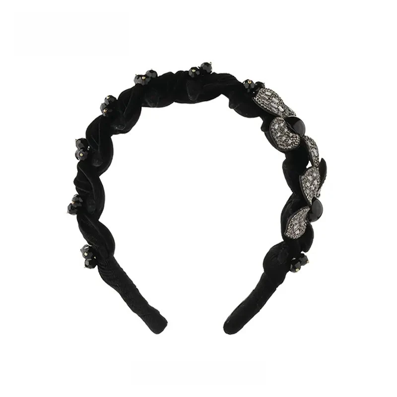 【花坞里】高级丝绒立体双11好物花卉轻奢发箍c商品图