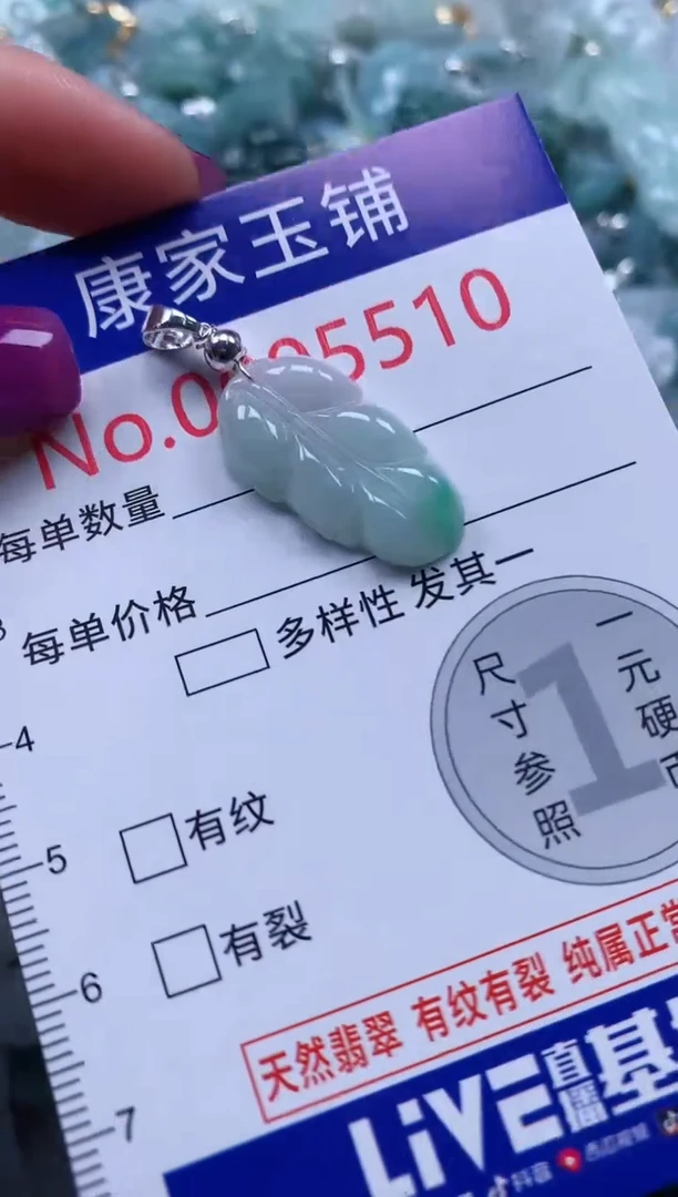 颈饰未镶嵌翡翠5510