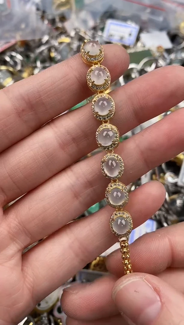 银S925镶嵌戒指翡翠111                7