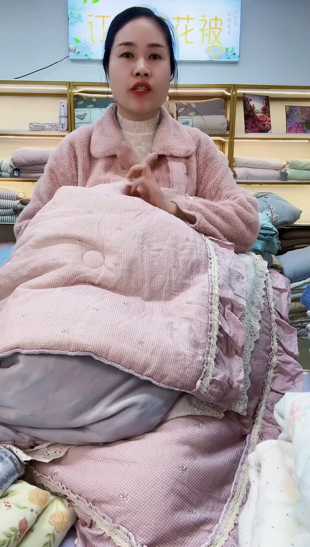 棉牛奶绒秋冬被