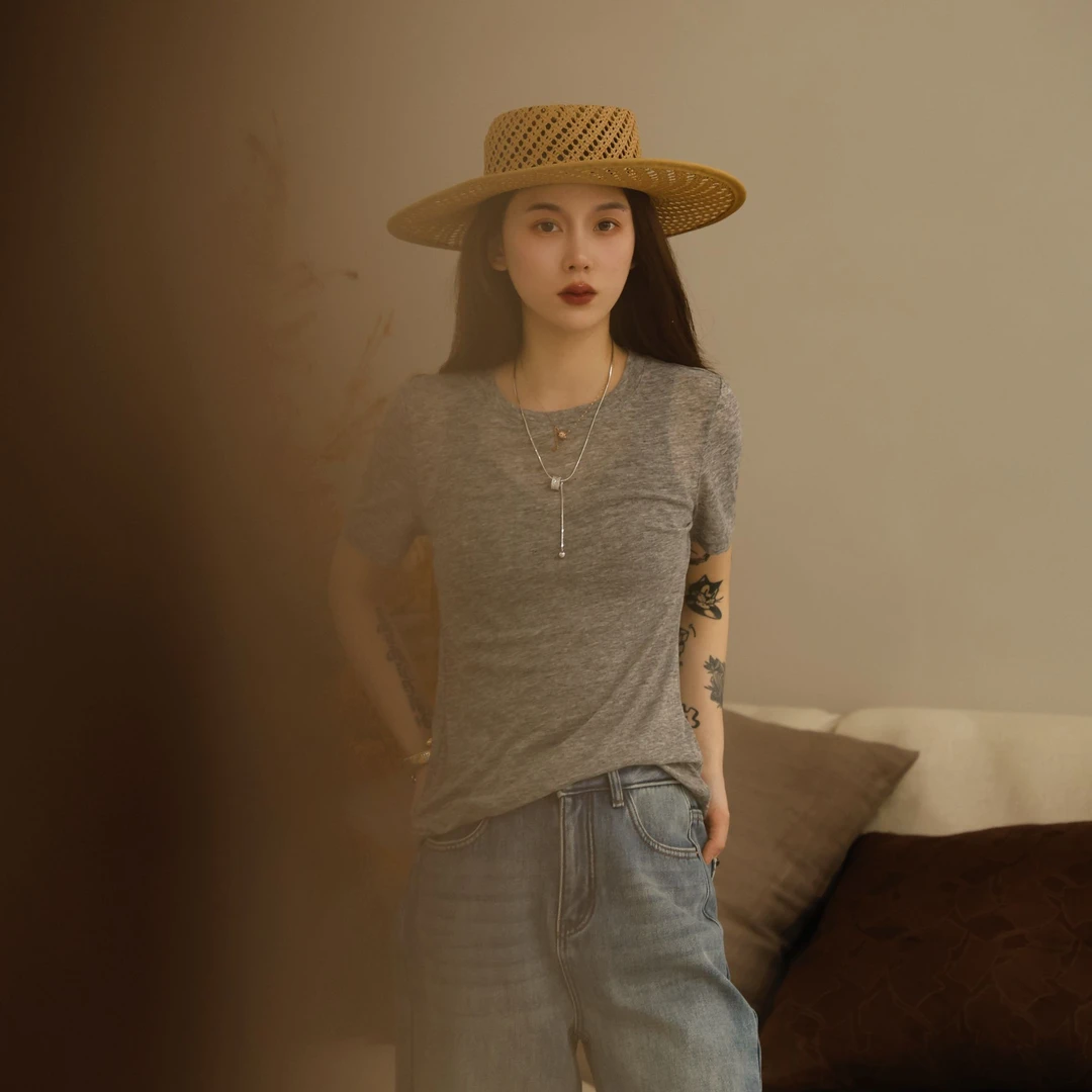Xuan Yan 夏季修身短袖X24TB571